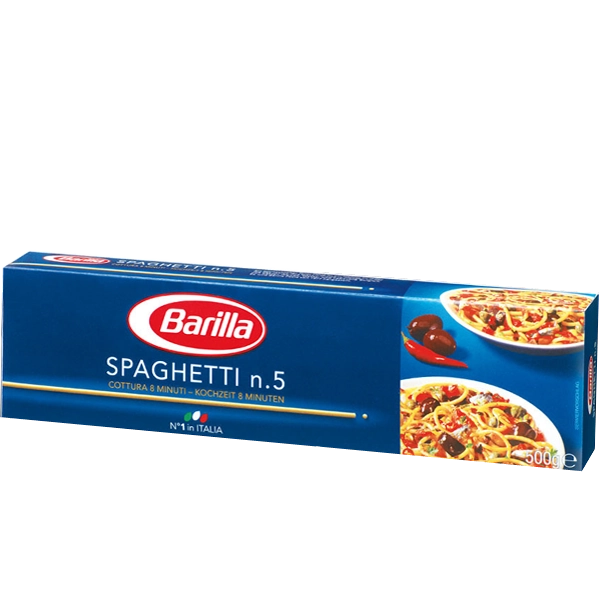 Macarrão Italiano De Grano Duro Spaghetti N 5 Barilla 500g