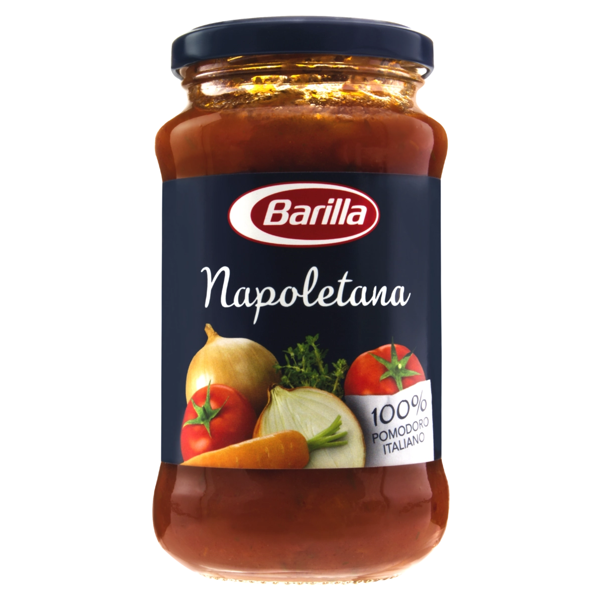 Molho De Tomate Napoletana Com Cenoura E Ervas Aromáticas Barilla Vidro 400g