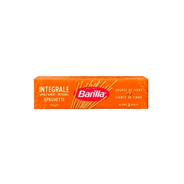 Macarrão De Sêmola De Trigo Duro Integral Spaghetti Barilla Caixa 500g