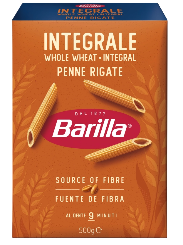Macarrão Grano Duro Integral Penne Rigate Barilla Integrale Caixa 500g
