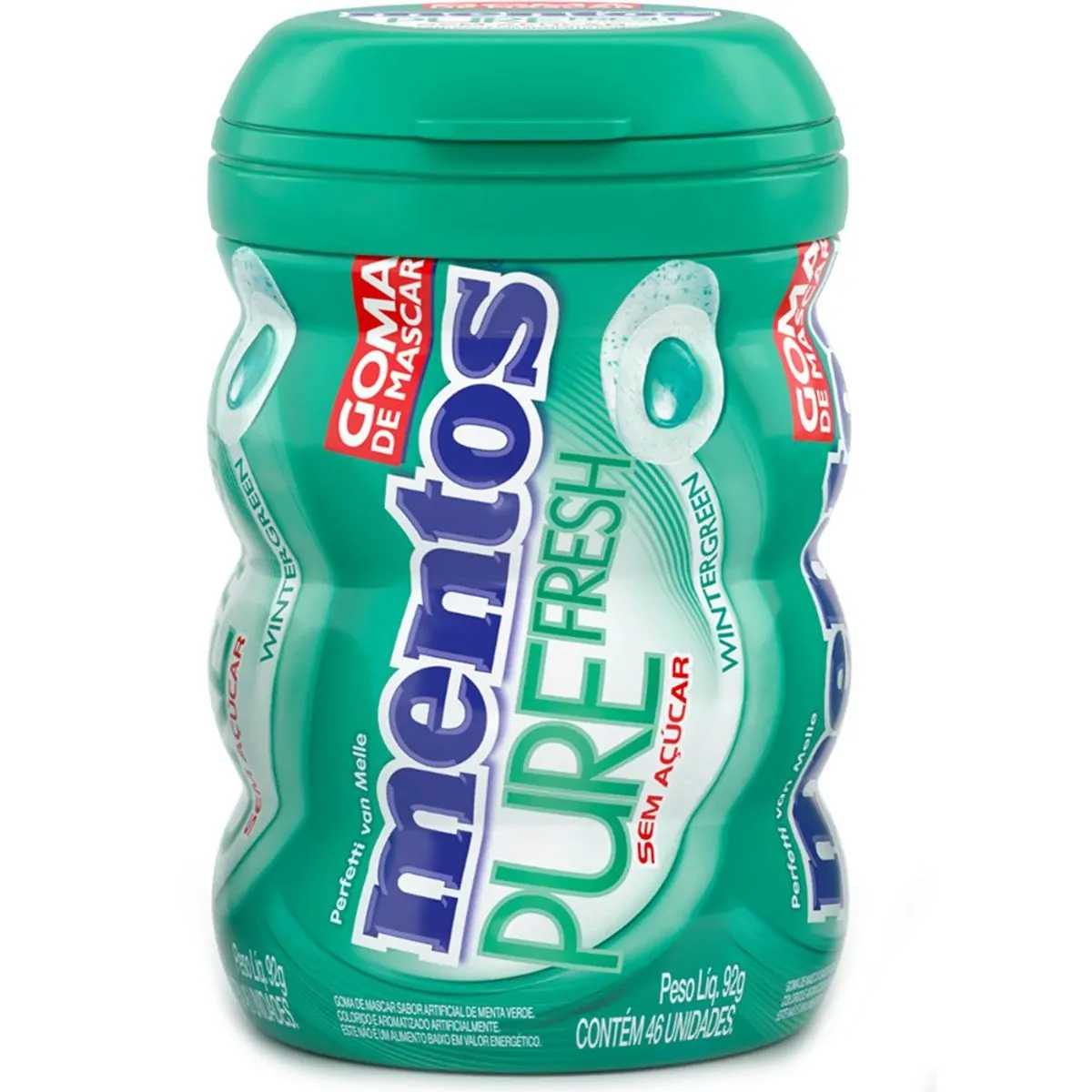 Goma de Mascar Mentos Winter green 92 g