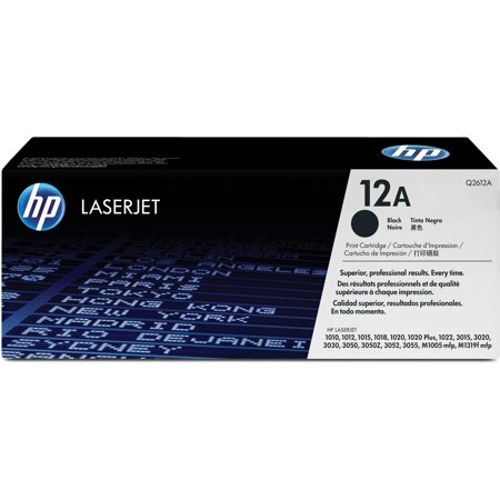 Toner Preto Original Q2612ab 12a Laserjet 1018 1020 1022 M1005 M1319 Mfp Hp