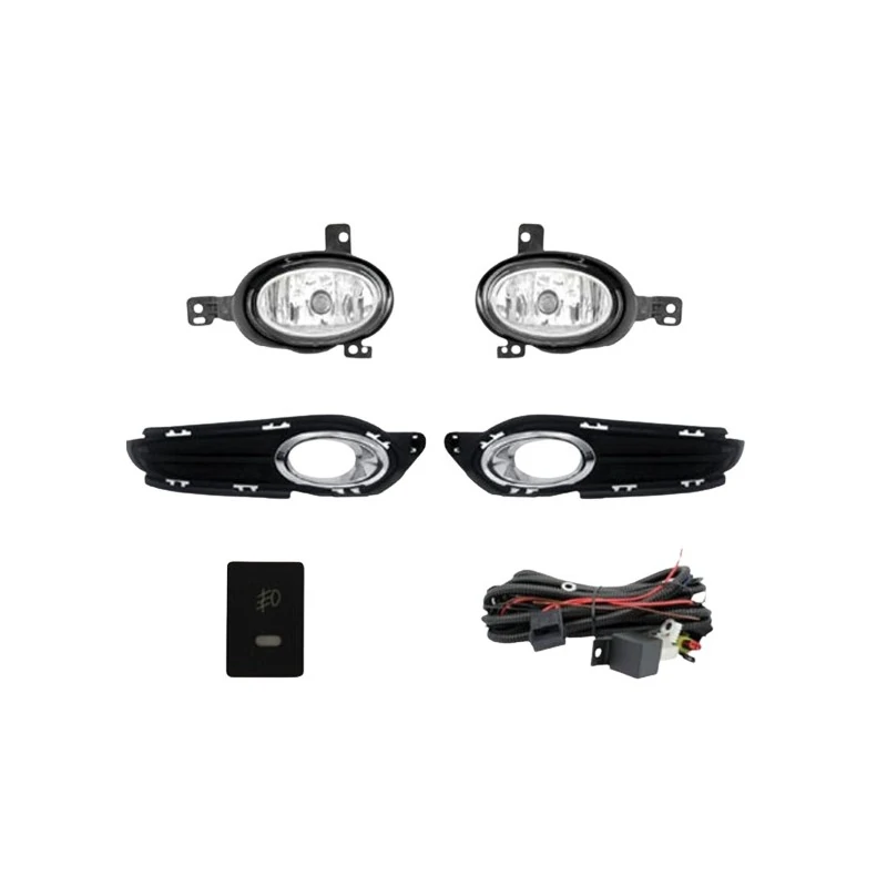 Kit Farol Auxiliar HONDA HRV Aro Cromado - SHOCKLIGHT SL111810CR