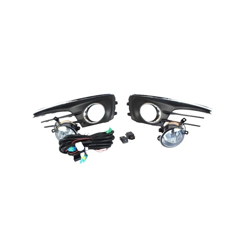 Kit Farol Auxiliar VOLKSWAGEN FOX com Aro Cromado - SHOCKLIGHT SL262010CR