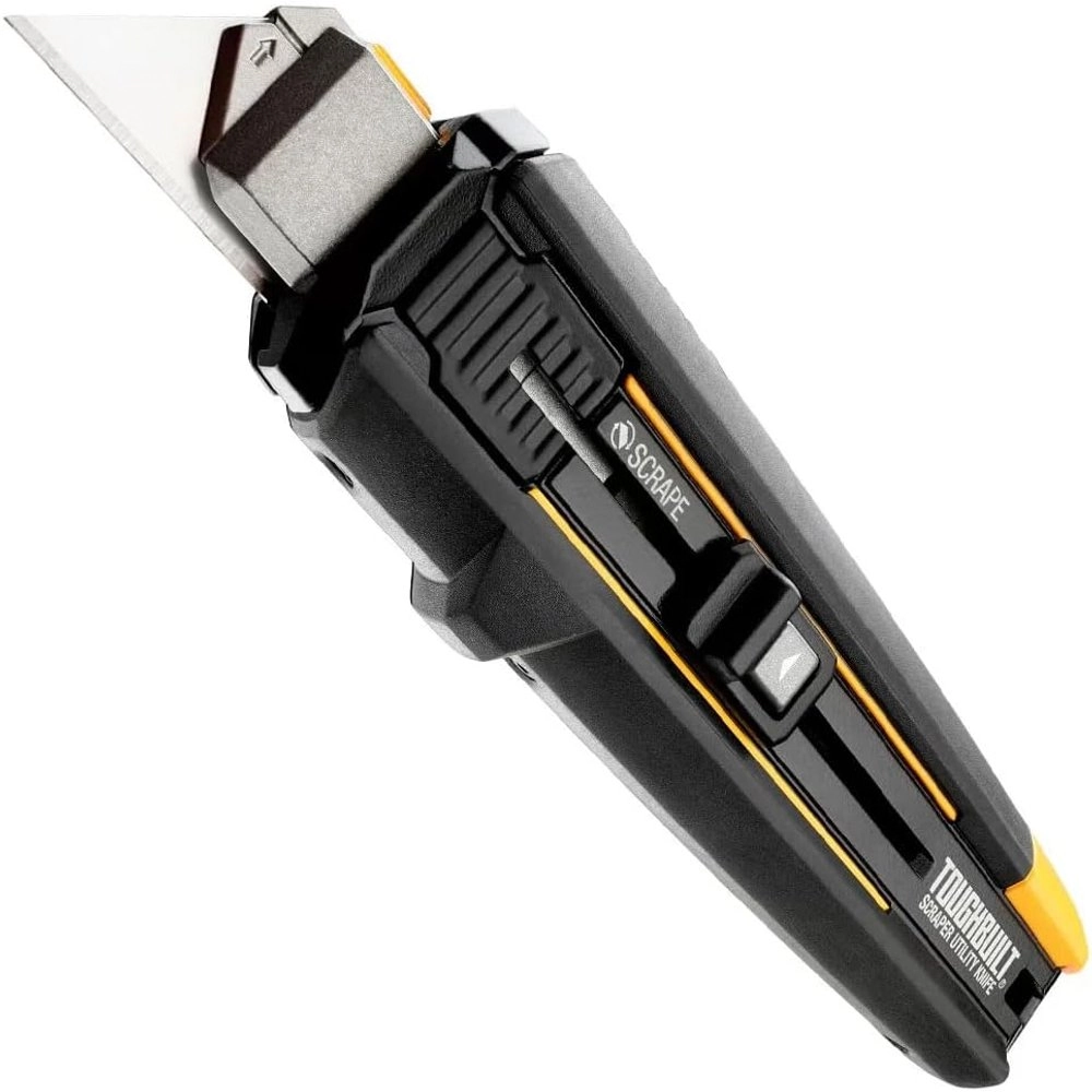 Estilete E Raspador Toughbuilt Tb-h4s5-01 Com 5 Lâminas - Ferramenta 2 Em 1 De Alta Precisão!