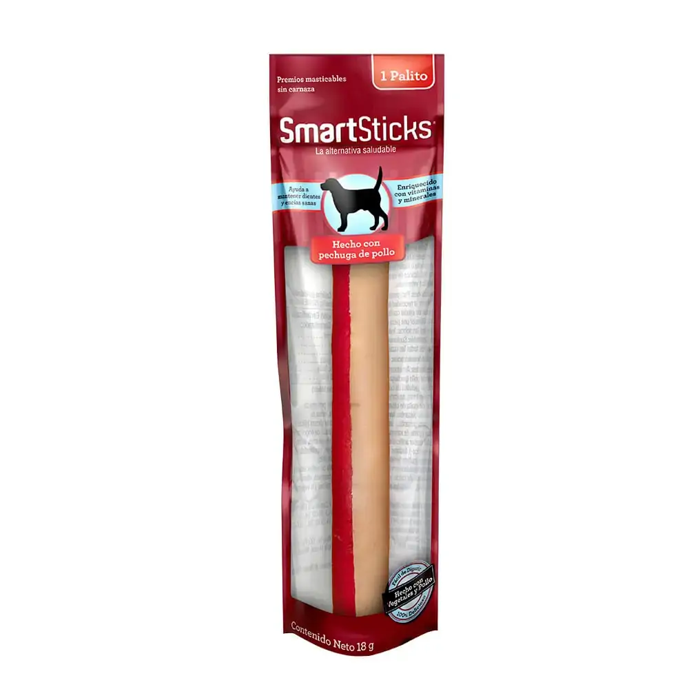 Ossinho Para Cães Sabor Frango Pequeno Smartbones 3un