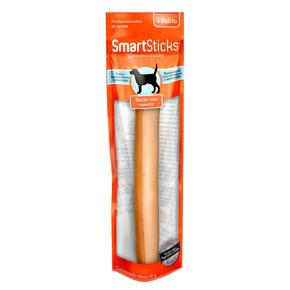 Ossinho Para Cães Pequeno Batata Doce Smartbones 3un