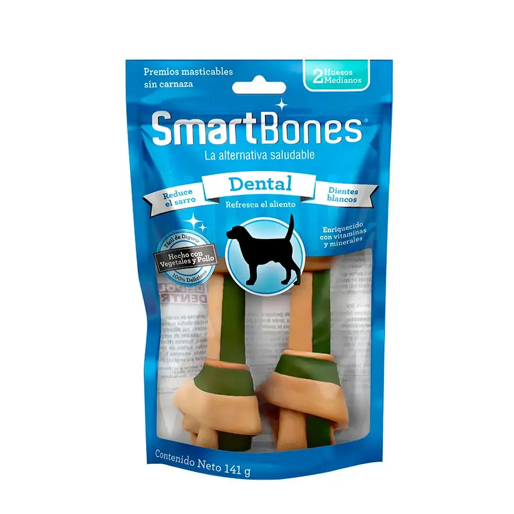 Snack De Peito De Frango Tamanho Médio Smartbones 2un 141g