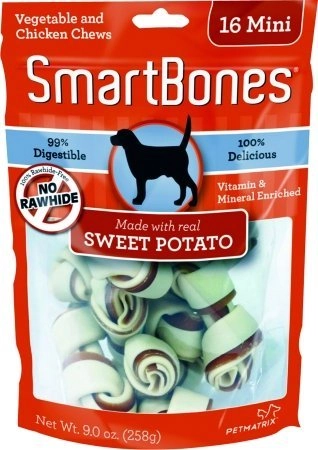 Petmatrix Smartbones Mini 16 Pk Sweet Potato Sbsp 02001