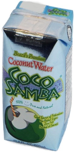 Coco Samba Brazil S Premium Coconut Water 11.2 Fl. Oz. Pack Of 01 | água De Coco 333ml