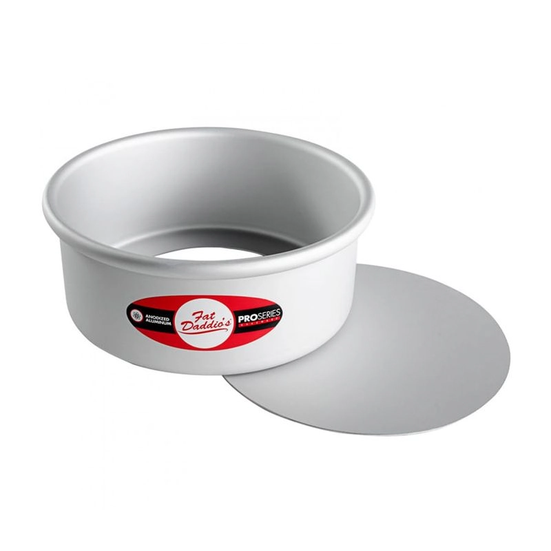 Fat Daddio S Anodized Aluminum Round Cheesecake Pan With Removable Bottom, 7 Inc