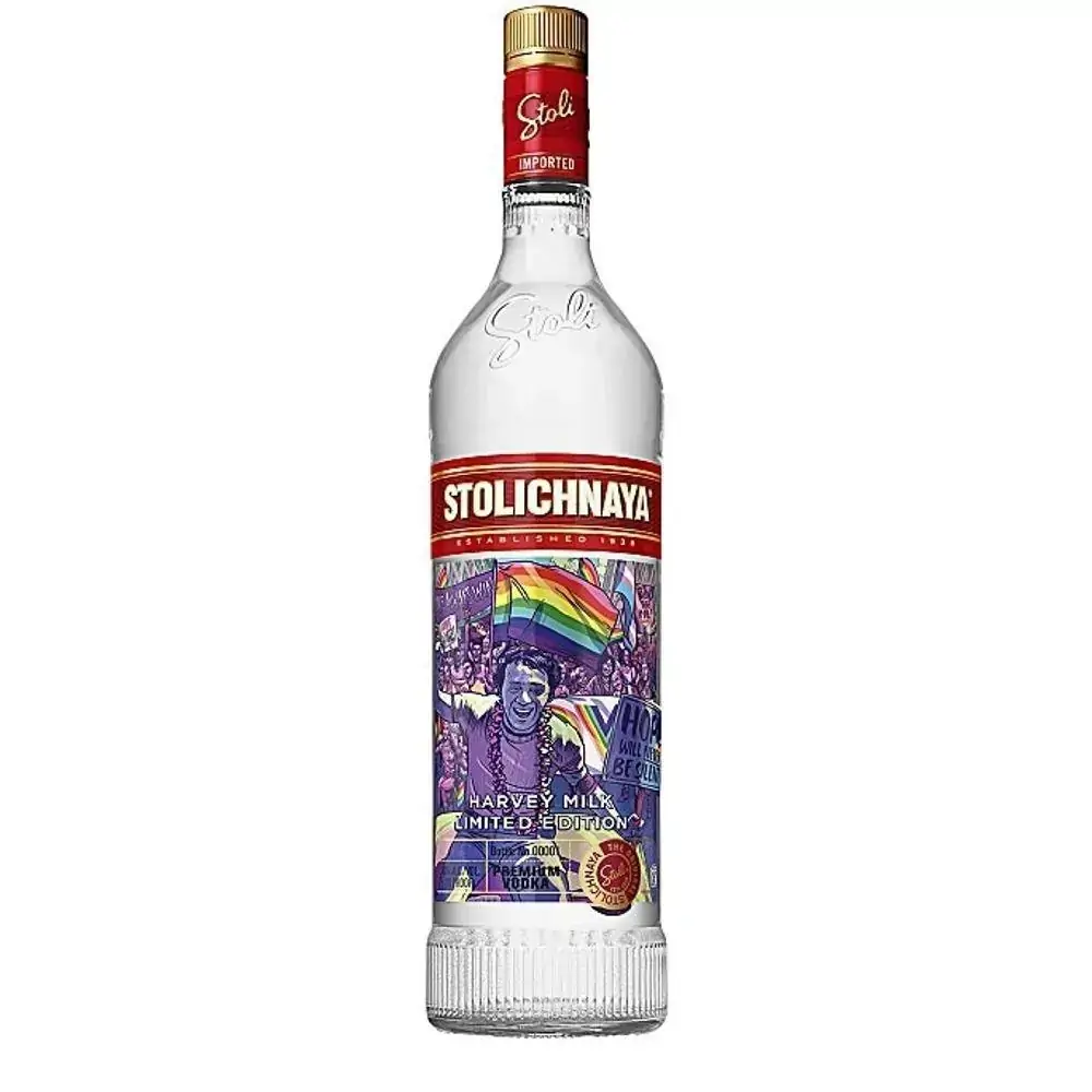 Vodka Stolichnaya Harvey Milk 1 Litro