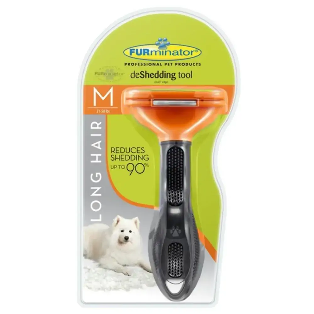 Long Hair Deshedding Tool For Medium Dogs 2.65 In