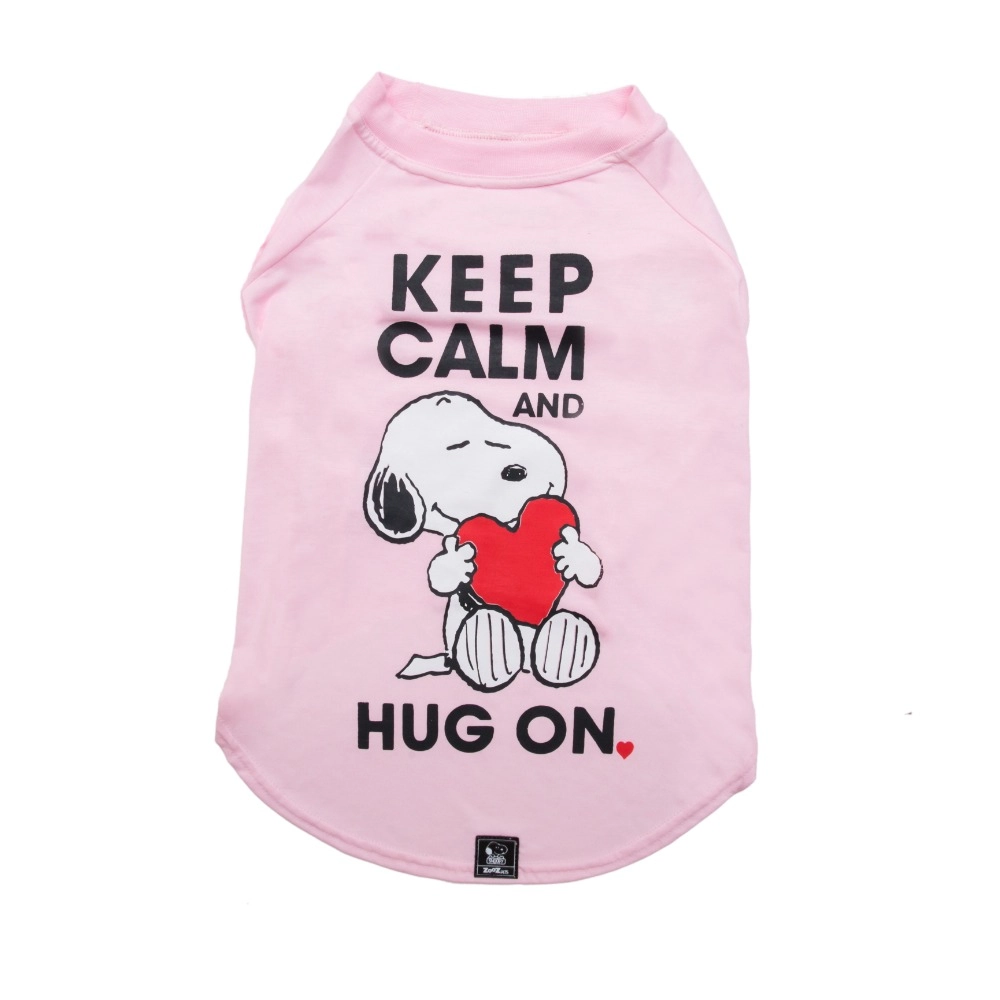 Camiseta Snoopy Rosa Hug On