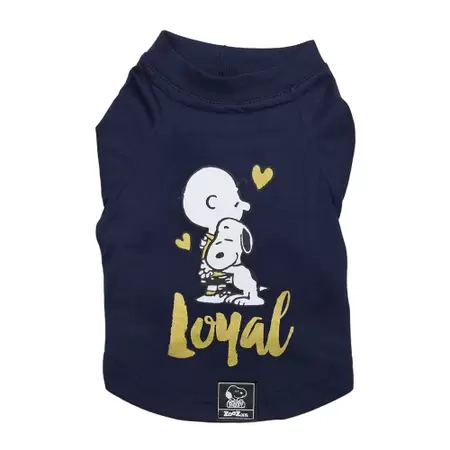 Camiseta Snoopy Azul Marinho Loyal