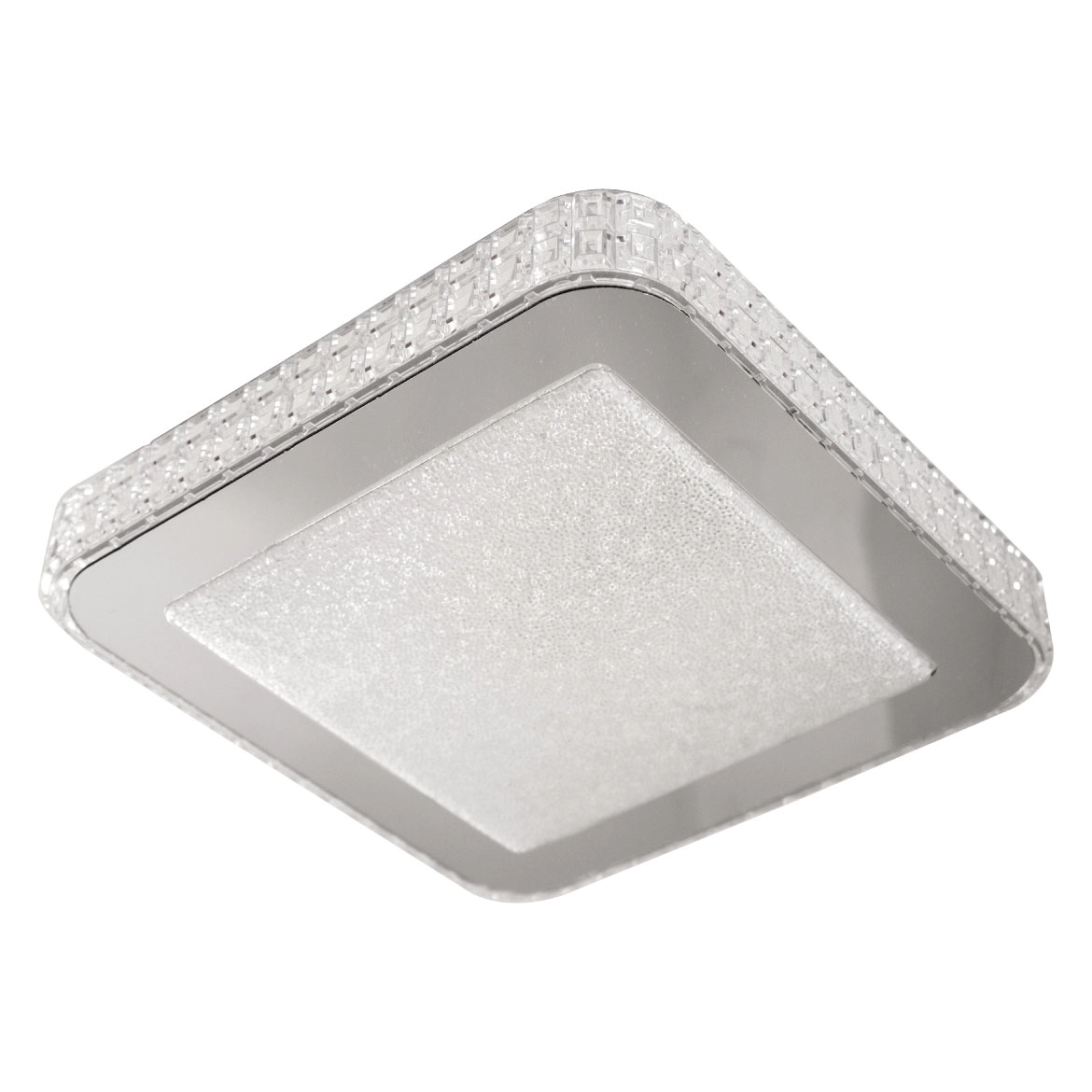 Plafon Sobrepor Gemini 12W 6500K Acrílico Espelhado 28cm St1381