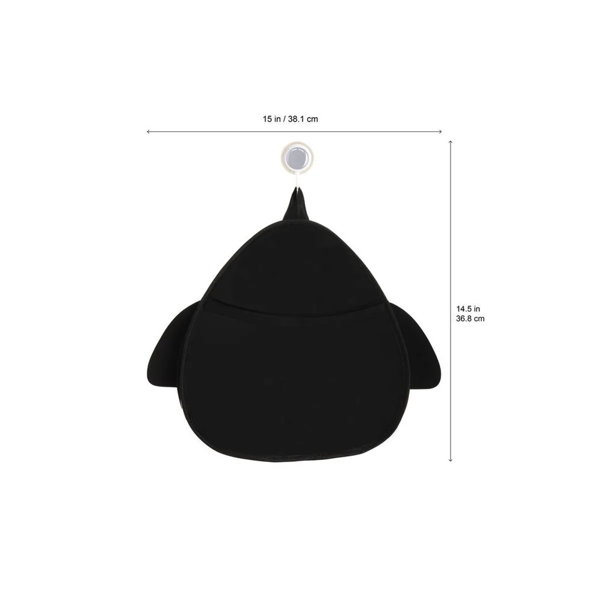 Organizador de Banho Pinguim Preto - 3 Sprouts