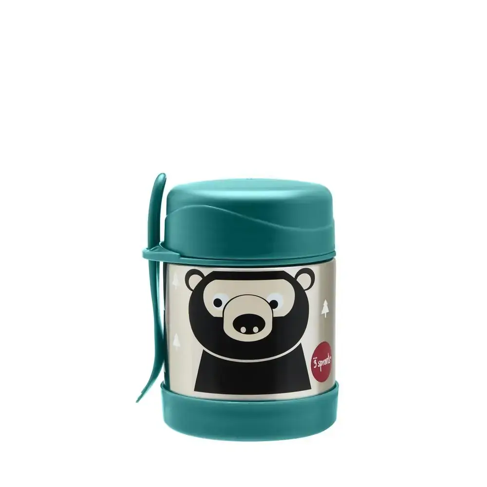 Pote Térmico Inox com Talher Urso 3 Sprouts