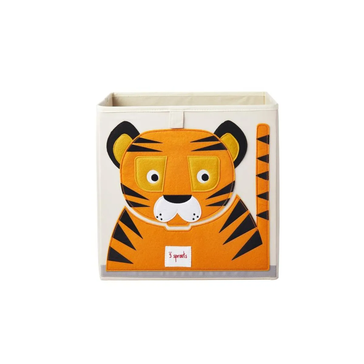 Cesto Organizador Quadrado Tigre - 3 Sprouts
