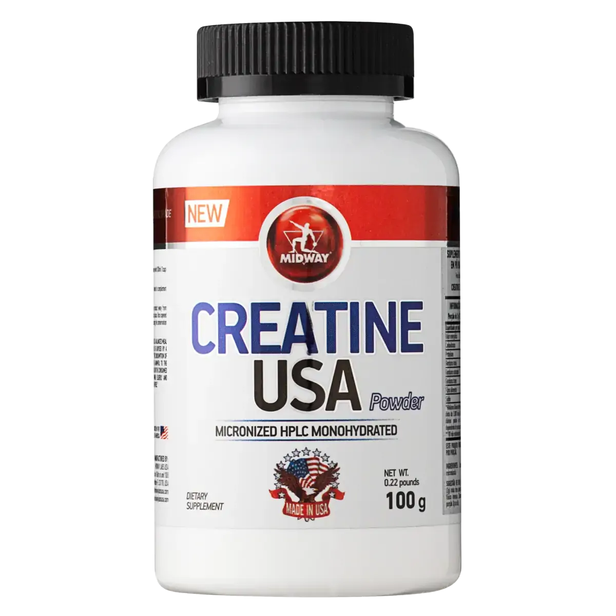 Creatina Pó Midway Made In Usa Frasco 100g