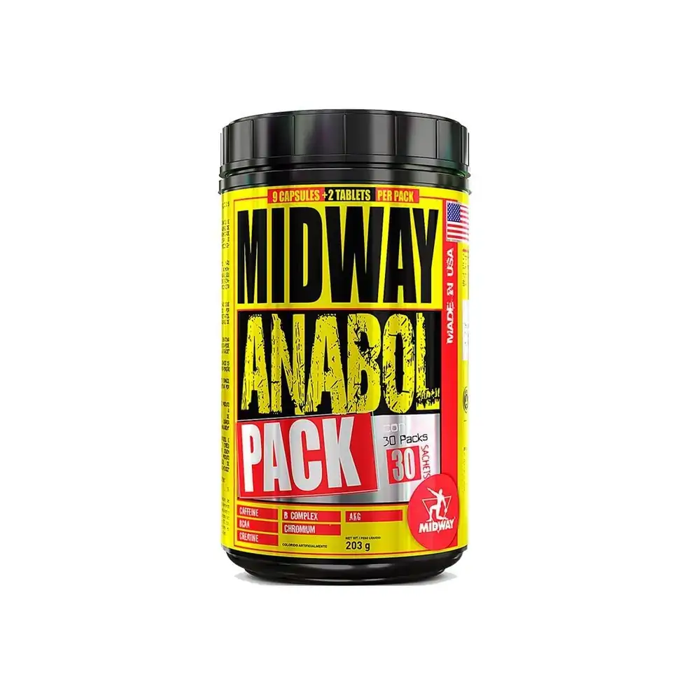 Midway Anabol Pack Misto 30c 203g Geral Loja