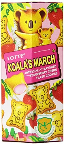 Lotte Koala S March Strawberry Cookies