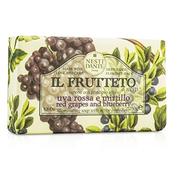 Il Frutteto Red Grapes And Blueberry Soap