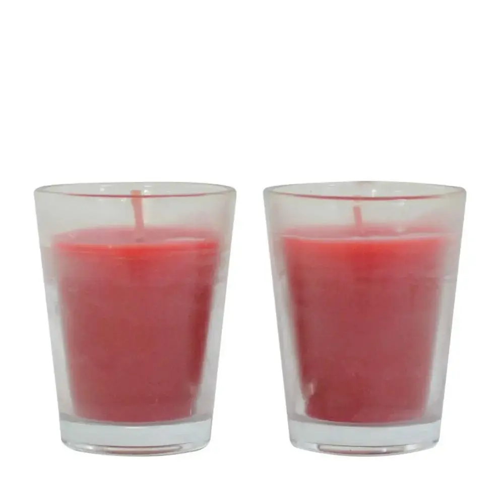 Caixa C/02 Velas Vidro Canela 4060