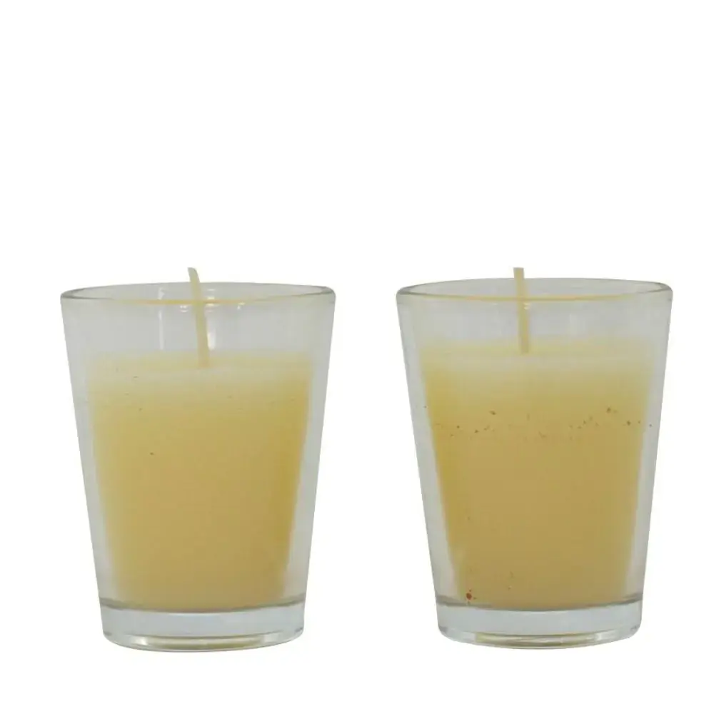 Caixa C/02 Velas Vidro Baunilha 4061