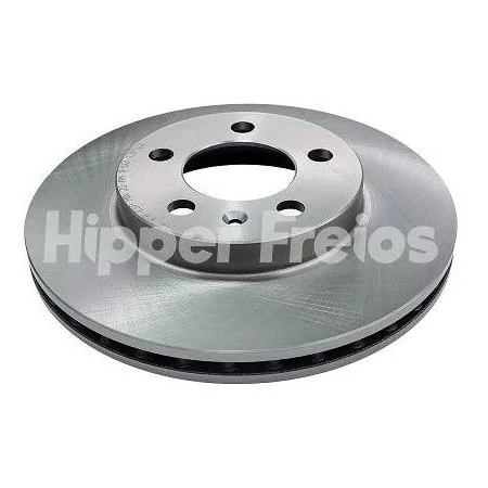 Par Disco de Freio Dianteiro VOLKSWAGEN POLO/VIRTUS Ventilado 256mm - HIPPER FREIOS HF81B