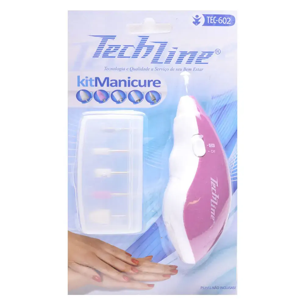 Kit Manicure E Pedicure 5 Em 1 Ref 602 Techline