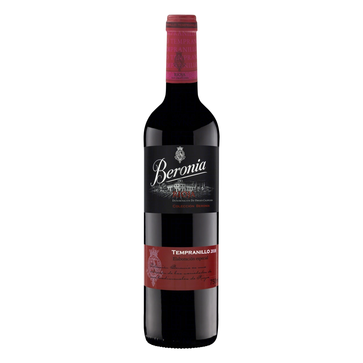 Vinho Espanhol Tinto Seco Beronia Tempranillo Rioja Garrafa 750ml