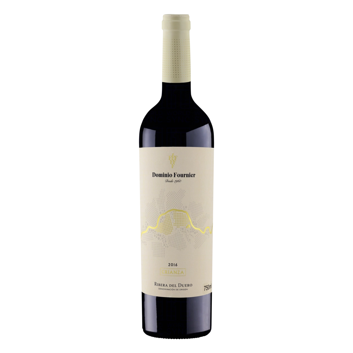 Vinho Espanhol Tinto Seco Crianza Dominio Fournier Tempranillo Ribera Del Duero Garrafa 750ml