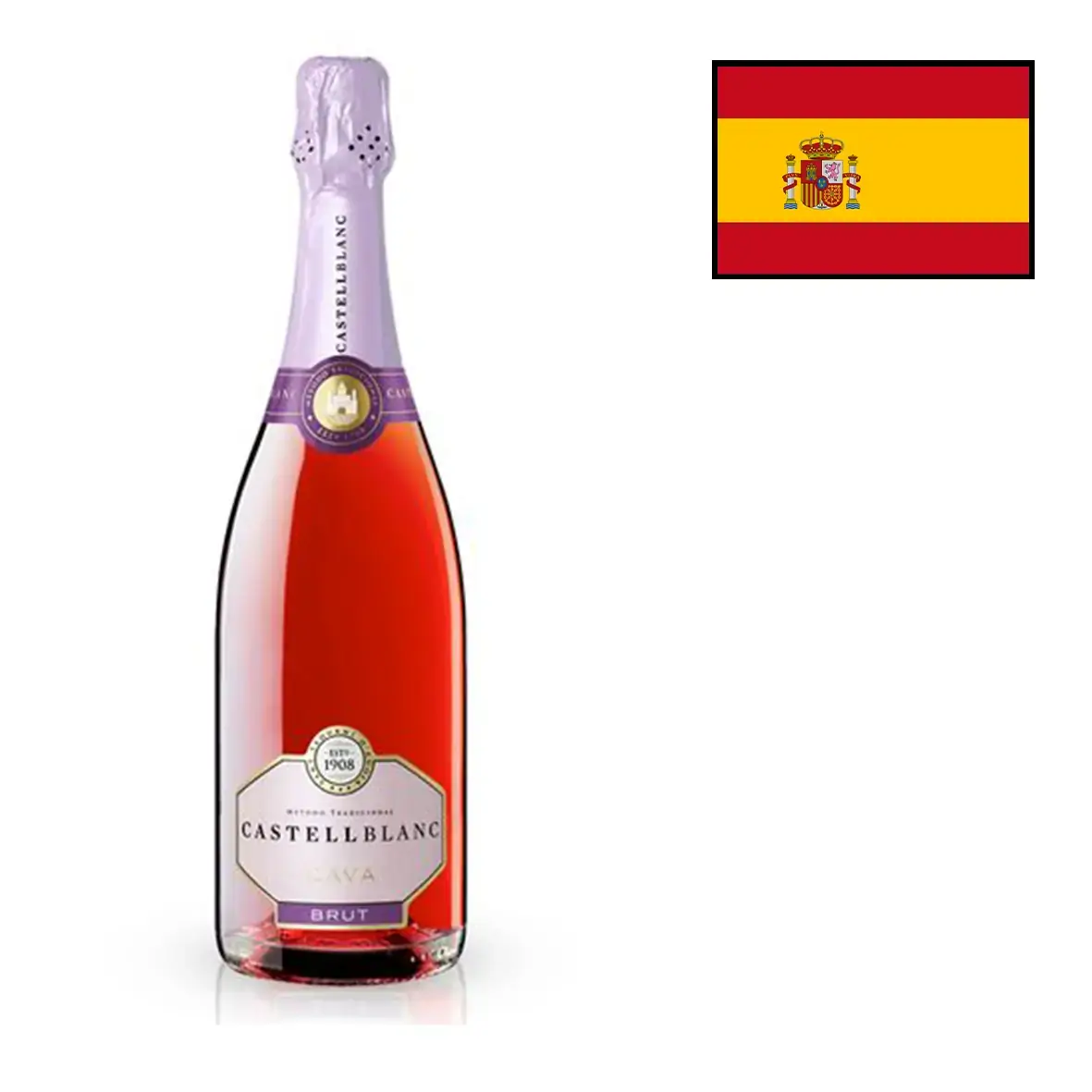 Espum.castellblanc Cava Rose Brut 750ml