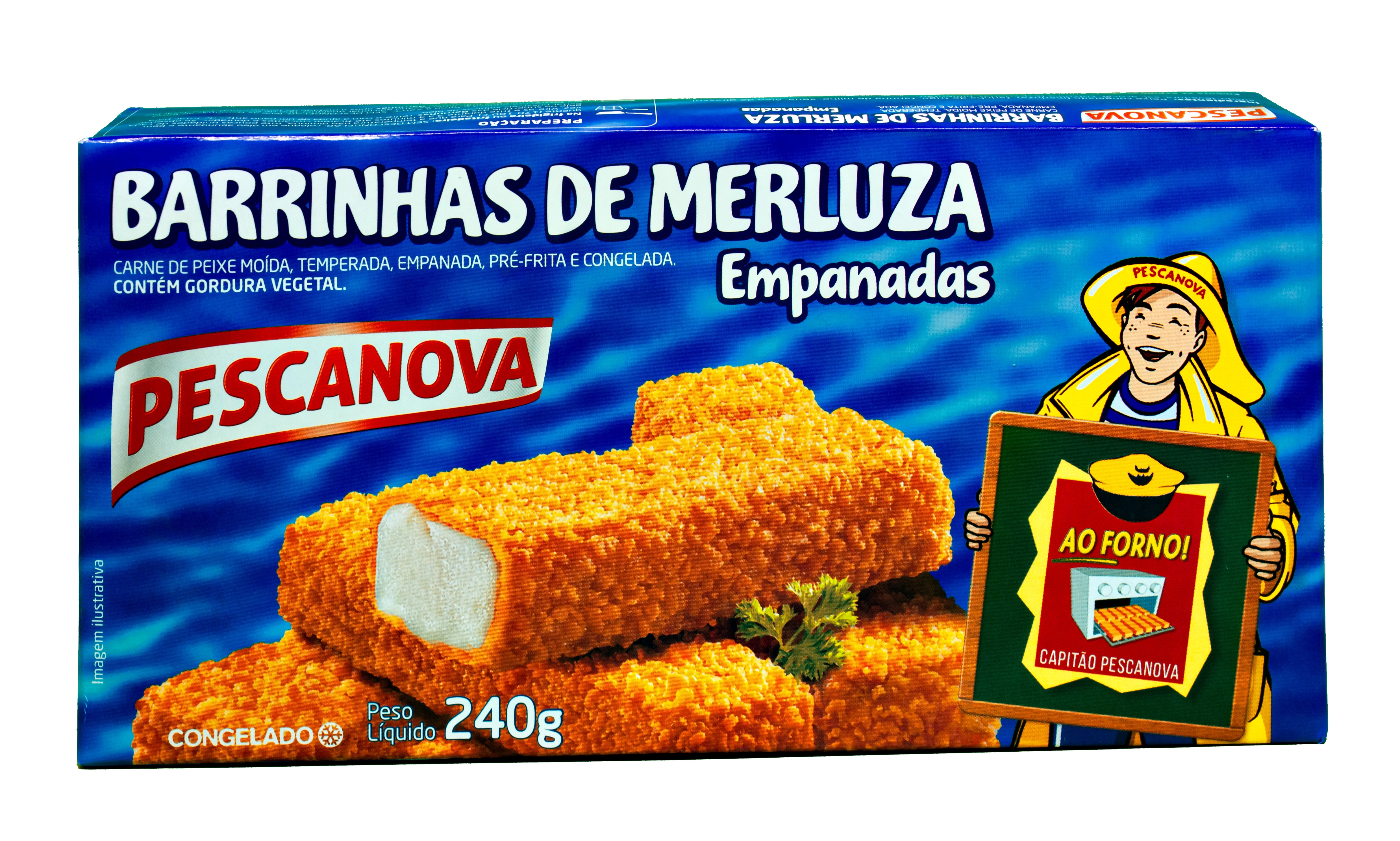 Barrinha Merluza Empanada Pescanova 240gr