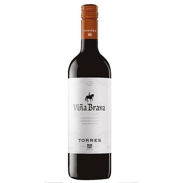 Vinho Espanhol Tinto Seco Viña Brava Tempranillo Catalunya Garrafa 750ml