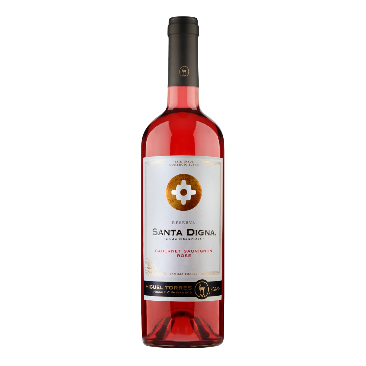 Vinho Chileno Rosé Meio Seco Reserva Santa Digna Cabernet Sauvignon Valle Central Garrafa 750ml
