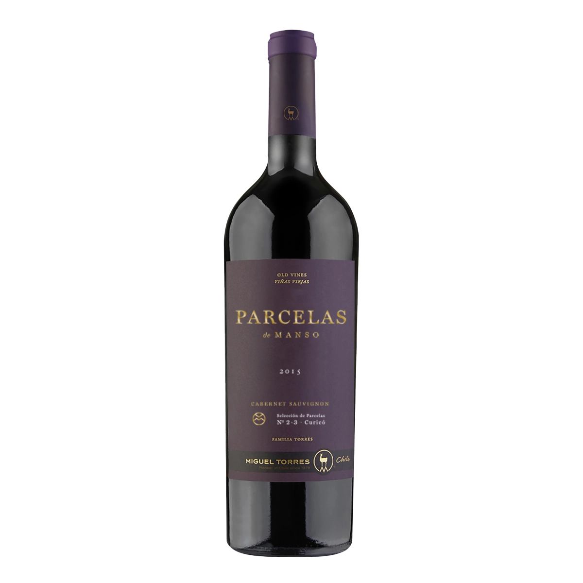 Vinho Chileno Tinto Seco Miguel Torres Parcelas De Manso Cabernet Sauvignon Valle De Curicó Garrafa