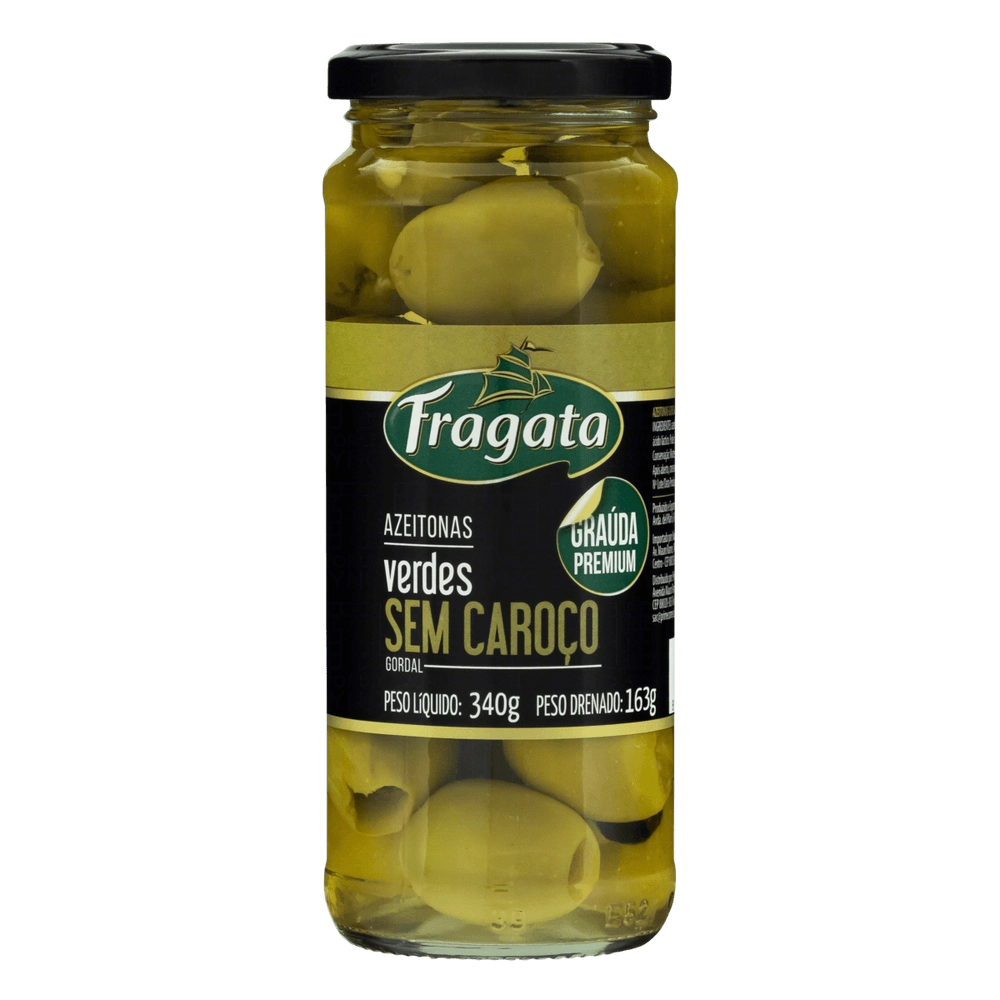 Azeitona Gordal Sem Caroço Fragata 330g