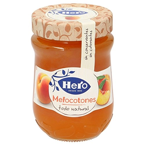 Geleia Pêssego Hero Todo Natural Vidro 345g