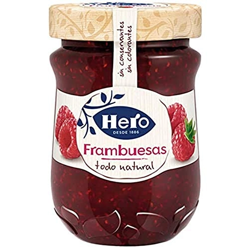 Geleia Framboesa Hero Todo Natural Vidro 345g