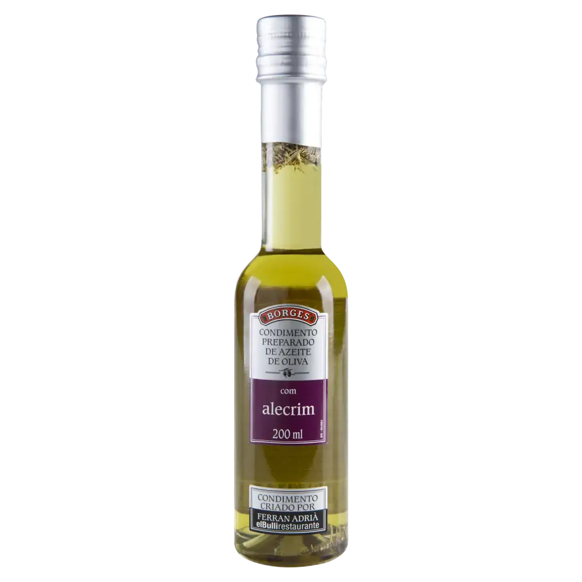 Condimento De Azeite De Oliva Com Alecrim Borges Garrafa 200ml
