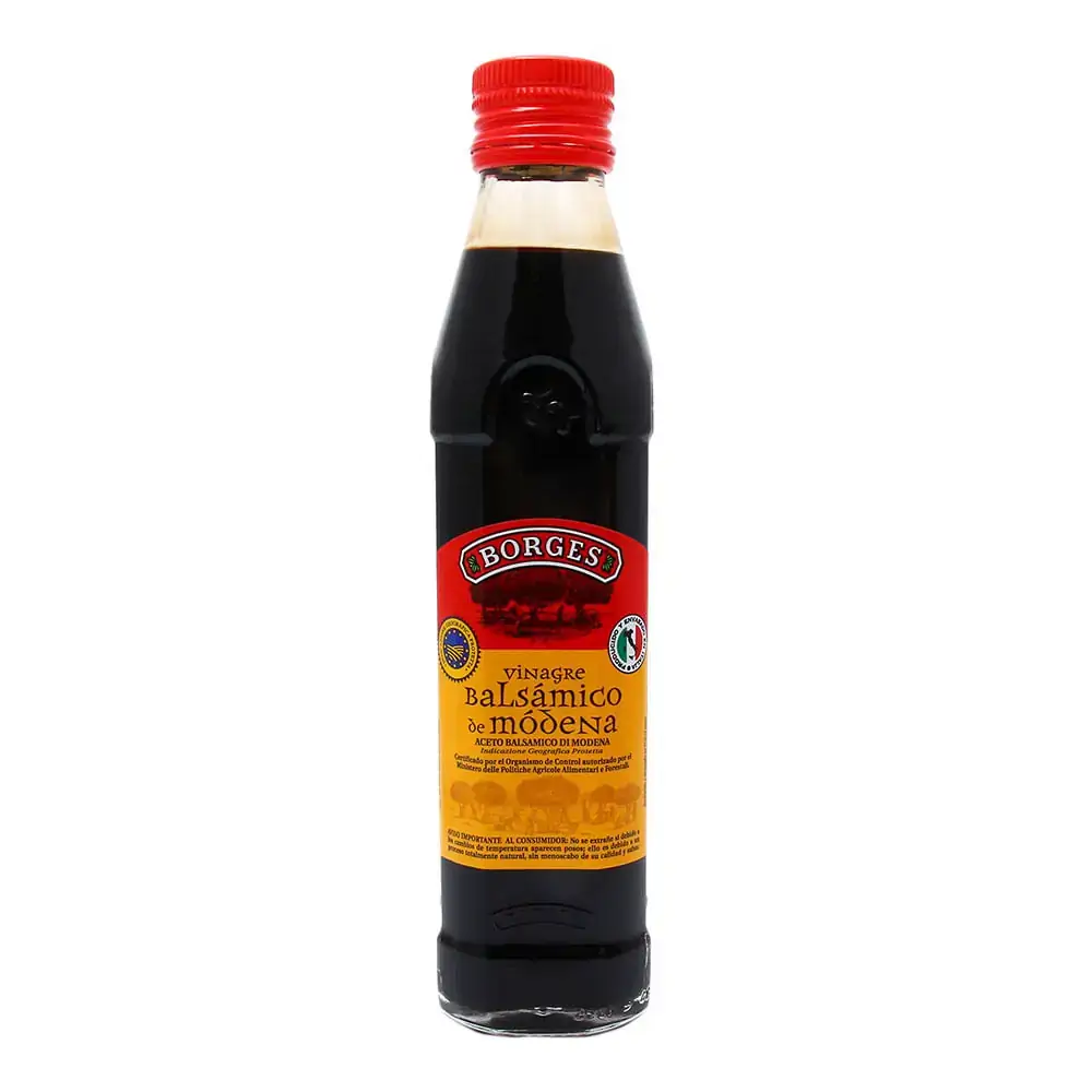 Vinagre Balsâmico Módena Borges Vidro 250ml