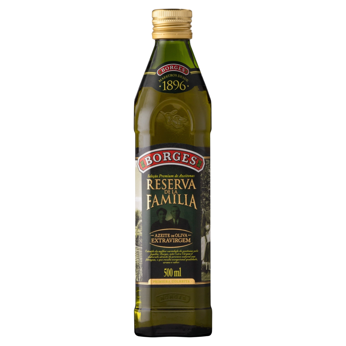 Azeite De Oliva Extra Virgem Reserva De La Familia Espanhol Borges Vidro 500ml