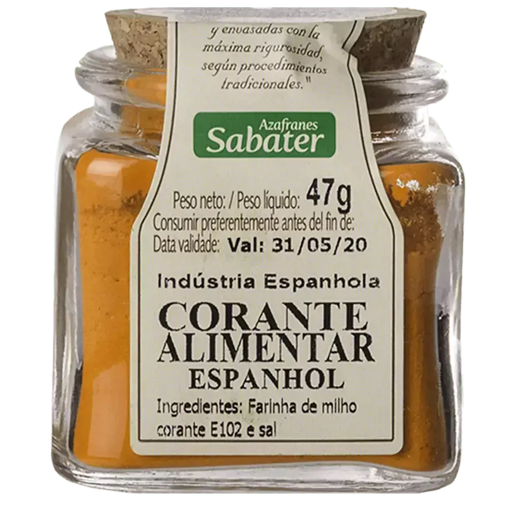 Corante Em Pó Espanhol Sabater Vidro 47g