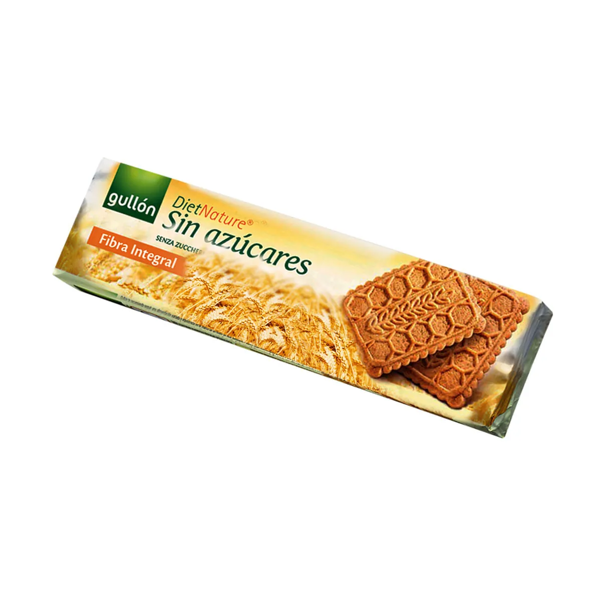 Biscoito Integral Zero Açúcar Gullón Diet Nature Pacote 170g