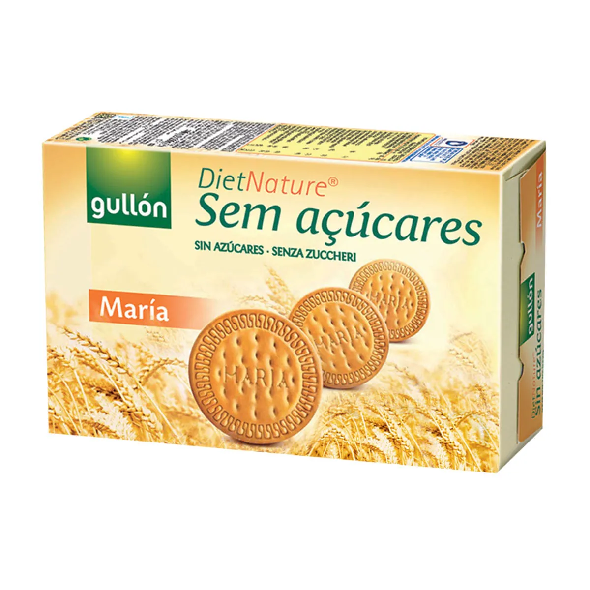 Biscoito Maria Zero Açúcar Gullón Diet Nature Caixa 400g