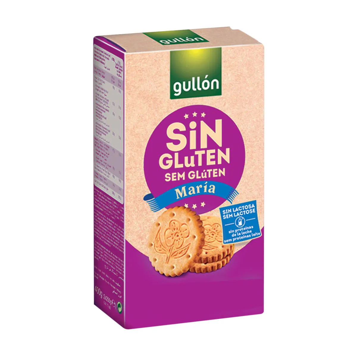 Biscoito Maria Sem Glúten Zero Lactose Gullón Caixa 380g
