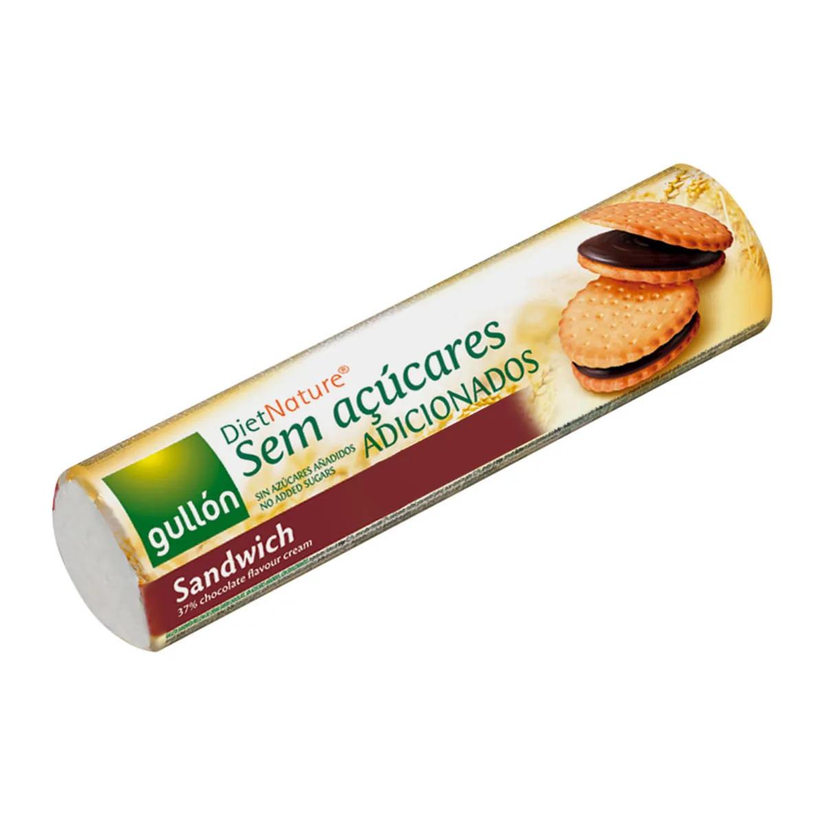 Biscoito Recheio Chocolate Gullón Diet Nature Pacote 250g