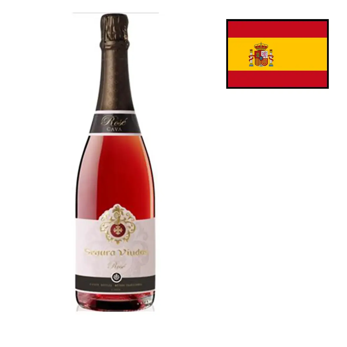 Esp Cava Segura Viudas Brut Rosado 750ml Cx 6
